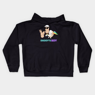 Daddy's Boy Kids Hoodie